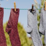 socks on clothesline