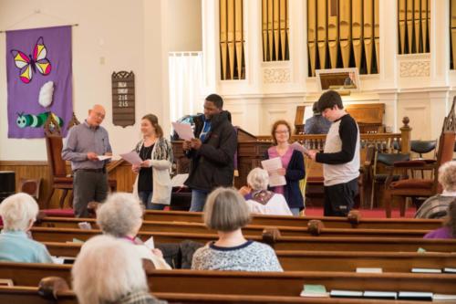 Palm Sunday service, and parade 2018 photo